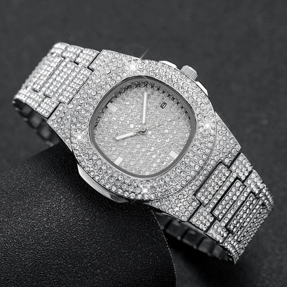 Full Diamond Stainless Steel Watches