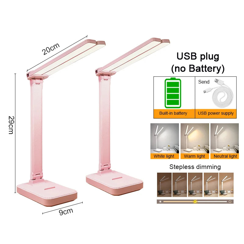 USB Desk Lamp Touch Night Light