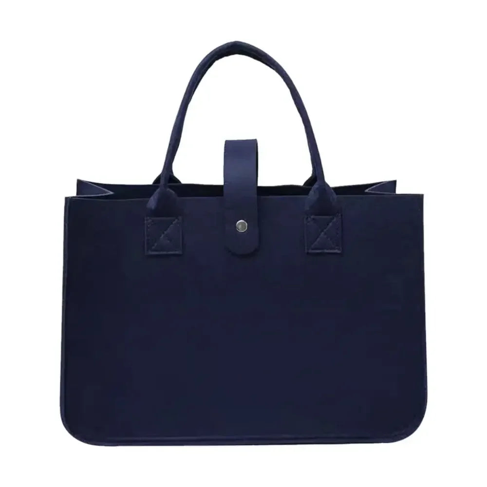 Flower Handbag Felt Large Shoulder Bag