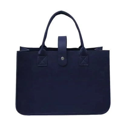 Flower Handbag Felt Large Shoulder Bag