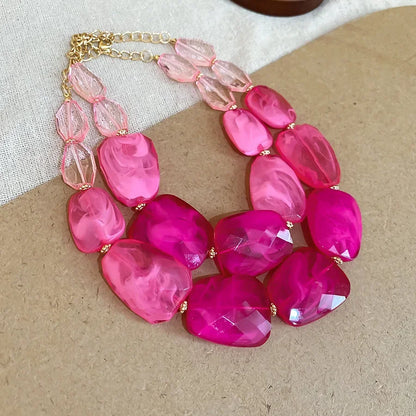 Bohemian Acrylic Choker Necklaces