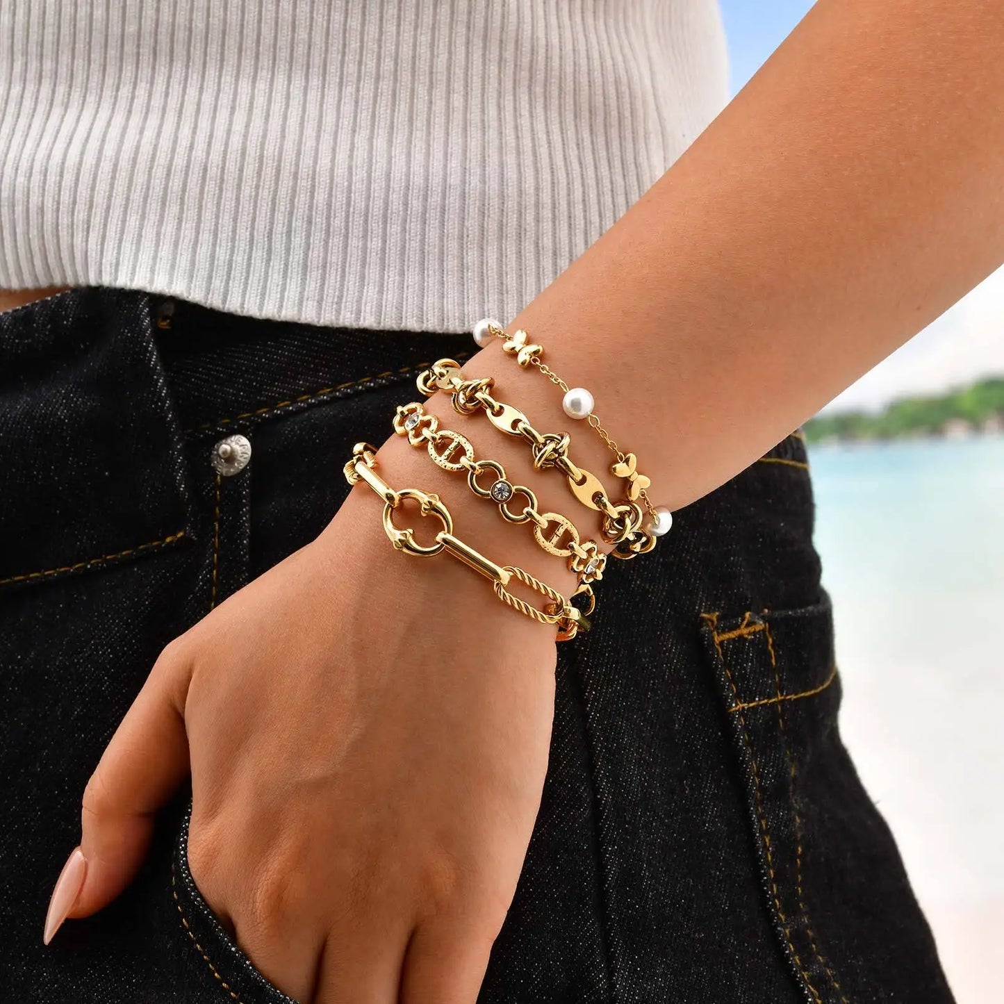 DANA Punk New Stainless Steel Bracelets