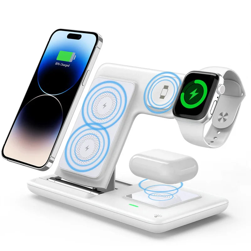 Foldable Phone Wireless Charger Station For iPhone