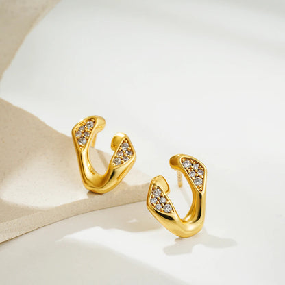 DANA Gold Color Stainless Steel Earring