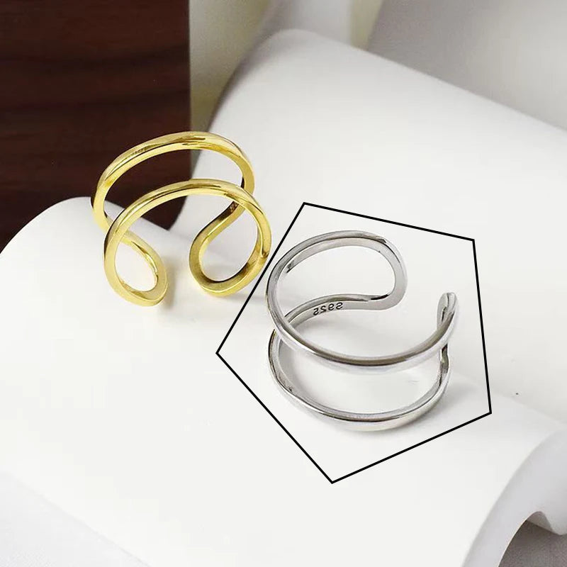 DANA 925 Silver Open Finger Ring