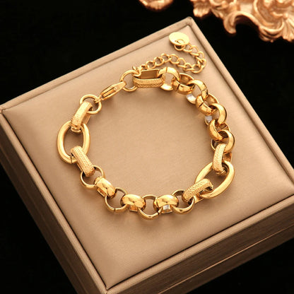 DANA Twisted 18K Gold Plated Bracelet