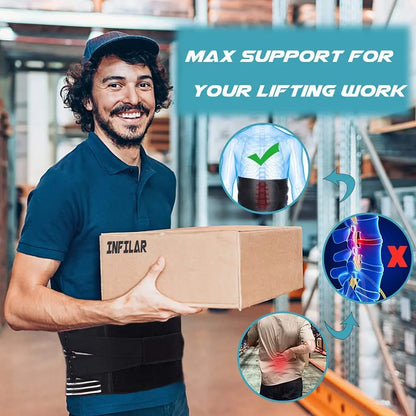 Double Pull Back Lumbar Support Belt