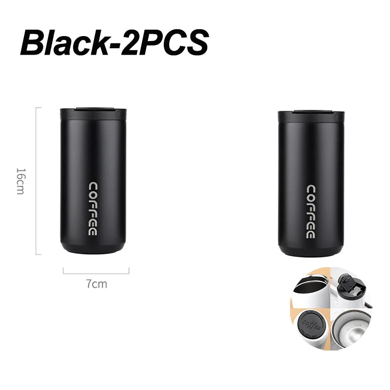 400ML Stainless Steel Coffee Thermos Bottle Thermal Mug