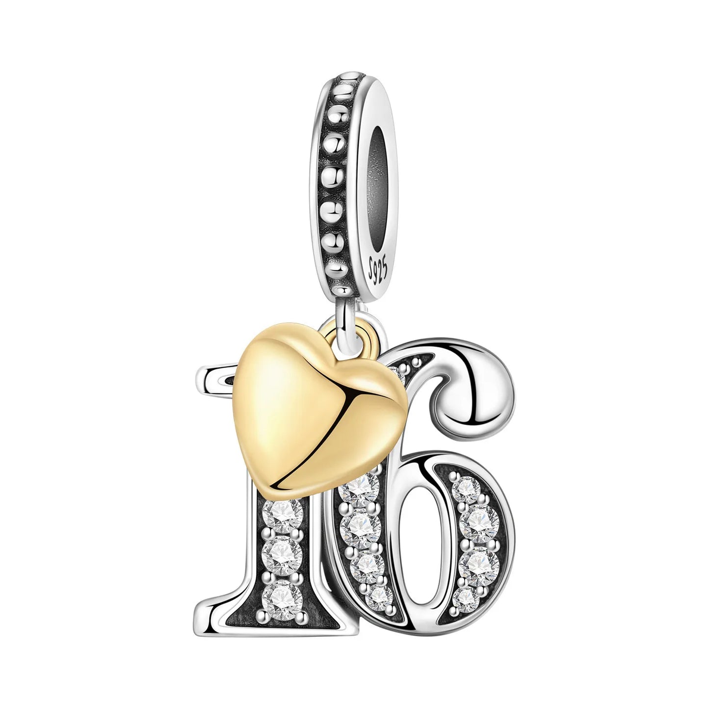 925 Sterling Silver Zircon Butterfly Letter Bracelet