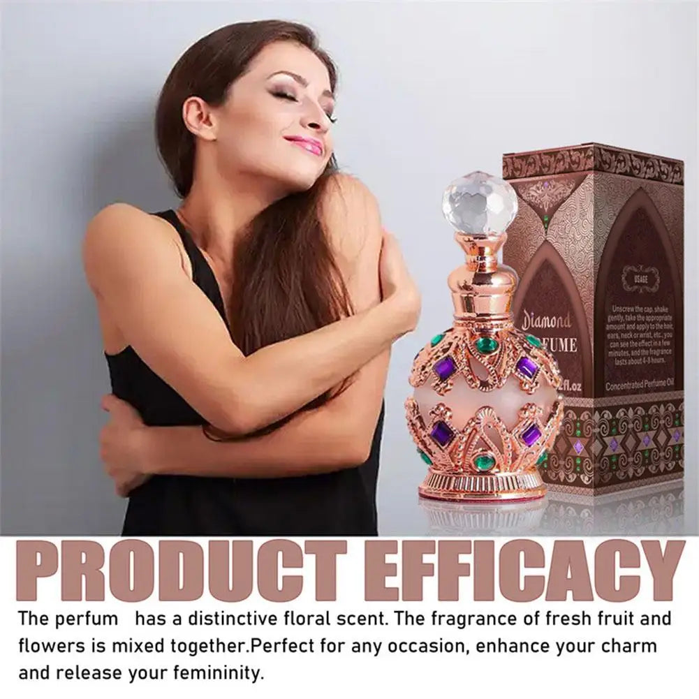 Perfume de rosa árabe, jazmín y vainilla