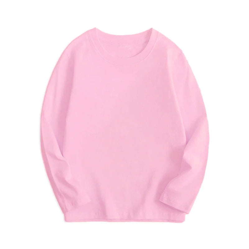 7 Colors Spring Long Sleeve Tees T-shirt Cotton  Base Coat