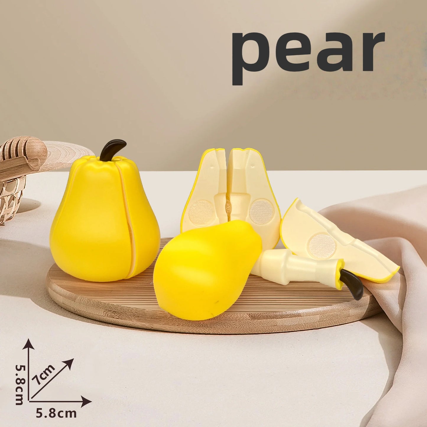 Simulated Kitchen Cutting Cookware Simulated Fruits Cutting Toys Set