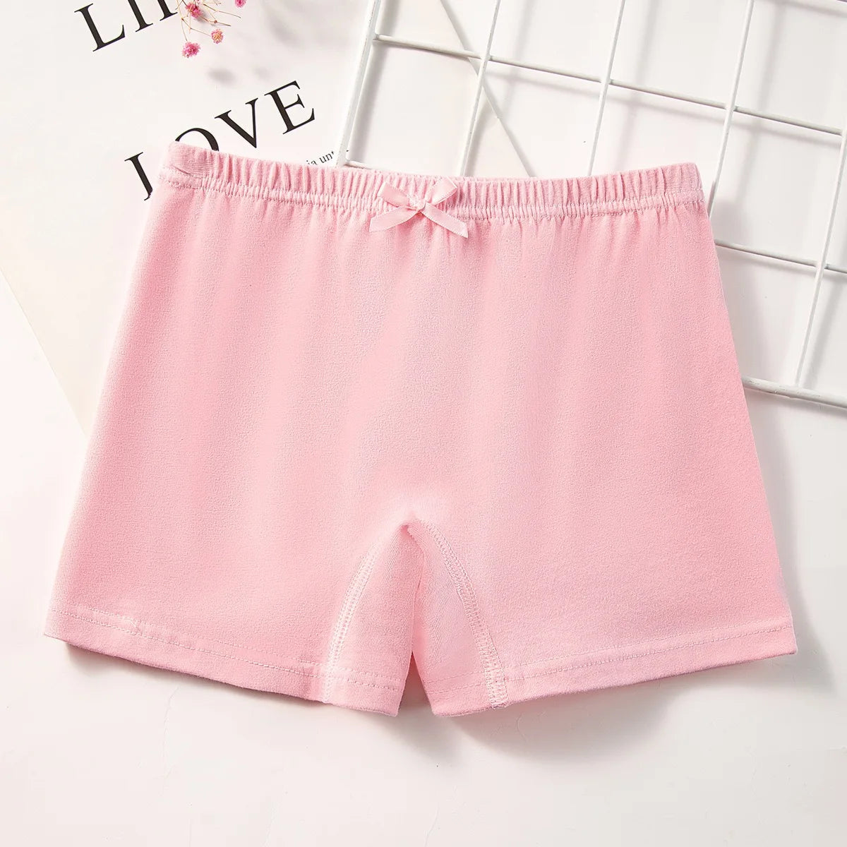 1/2 Pcs Kids Girls Panties Cotton Breathable Safety Pants