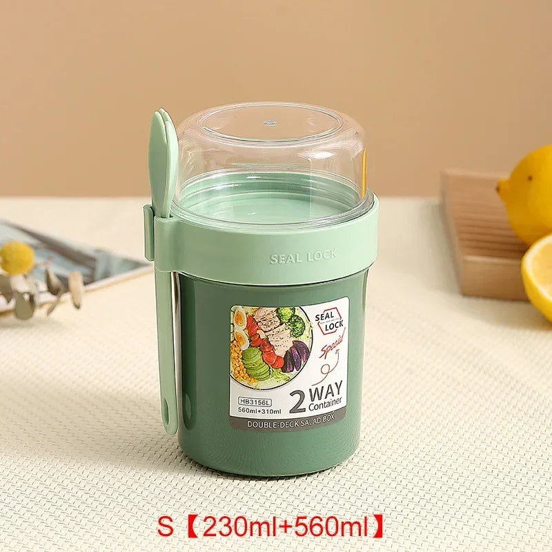 790ml/990ml Salad Oatmeal Cup Breakfast Cup Cereal Nut