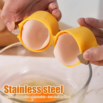 Plastic Egg Shell Opener Manual Eggs Breake