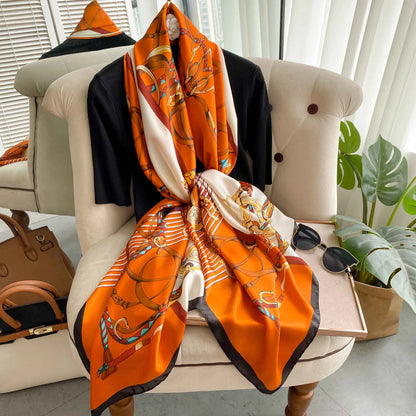 Pañuelos de seda para la cabeza