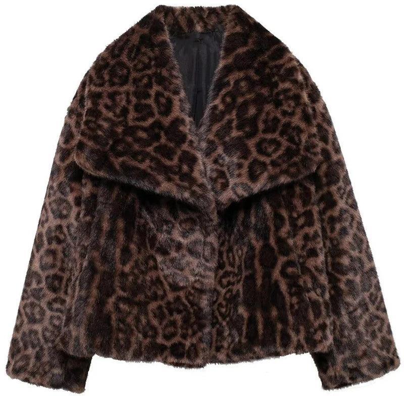 Long Sleeve Fur Casual Coats