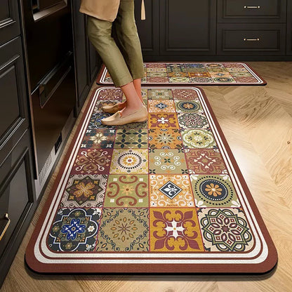 Non-slip Long Rugs Crystal Velvet Carpet