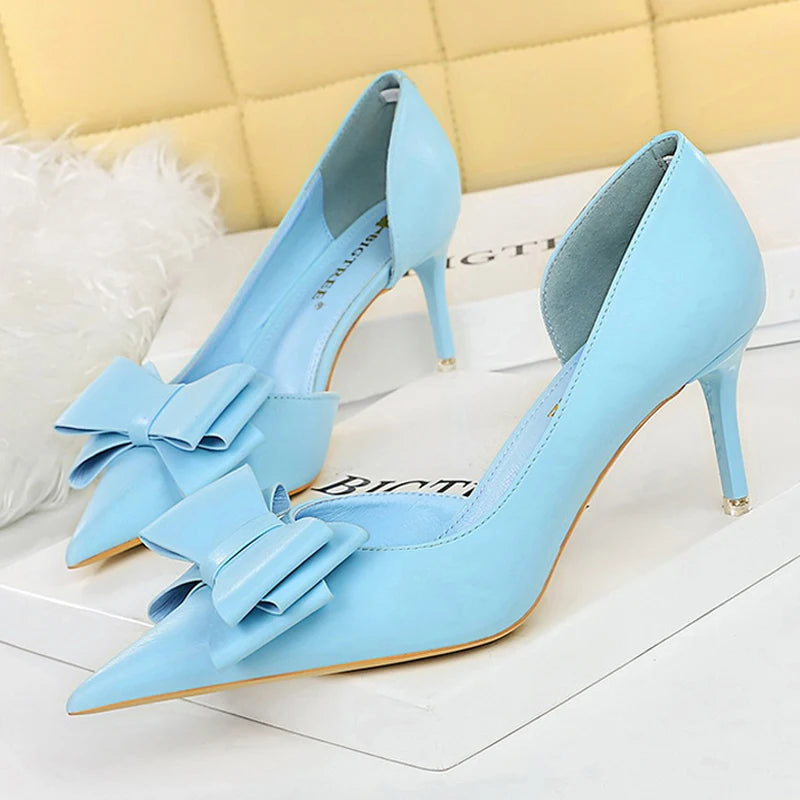 Toe Classic Pumps Sexy High Heels Shoes