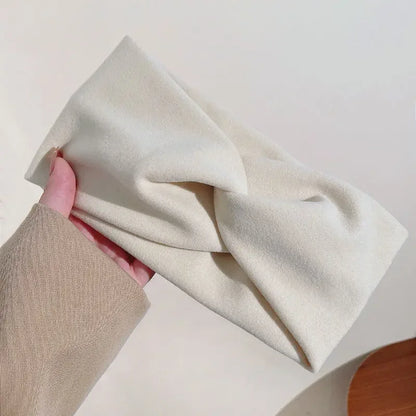 Wide Edge Cross Stretch Fabric Headband