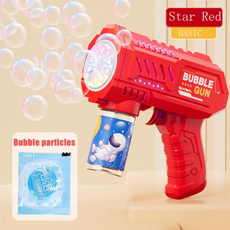 Fully Automatic Bubble Gun Rocket Bubbles Machine