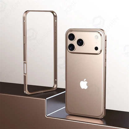 Light Aluminum Metal Frame Thin Case Bumper For iPhone 17  Max Alloy Titanium Protect Back