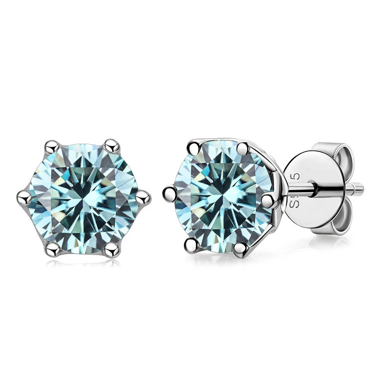 DANA 1/2/4CT VVS Russian Diamond Earrings