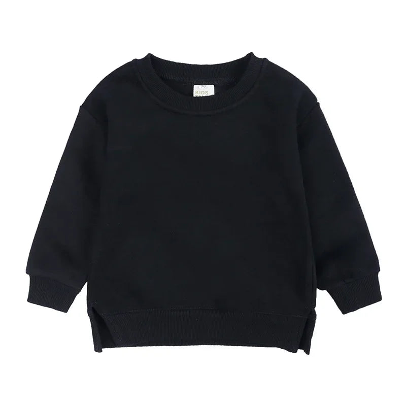 Winter Spring Pullovers Korean Baby Thicken Fleece 6M-7T Hoodies