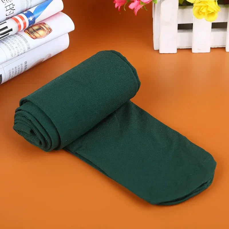 Red Pantyhose Stockings Slim Silk Socks