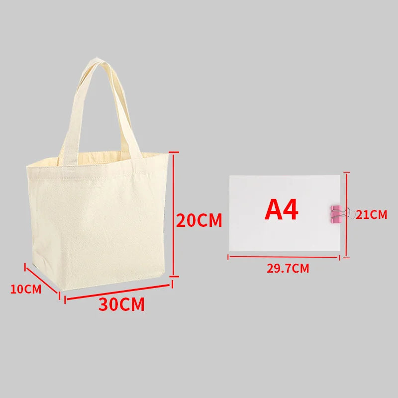 Large Capacity Canvas Shopping Bags