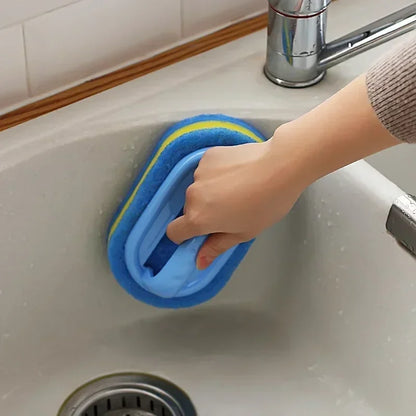 Kitchen Bathroom Toilet Cleaning magic sponge Glass Wall Brush