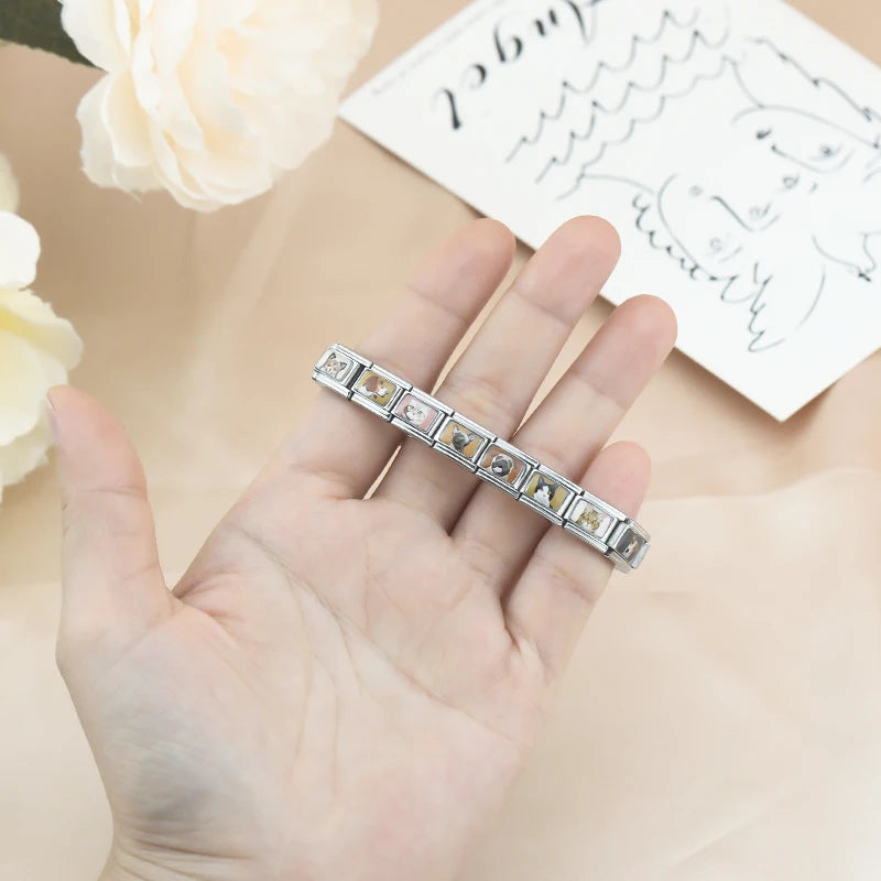 DANA Animals Cat Dog Stainless Steel Bracelet