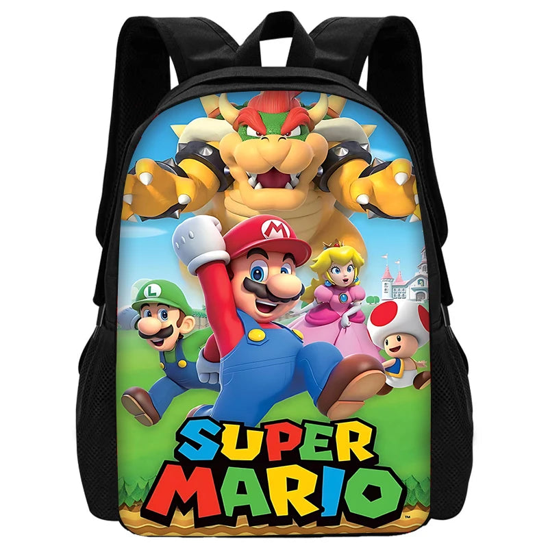 Anime Game Crazy M-M-Marios Backpack School Bags