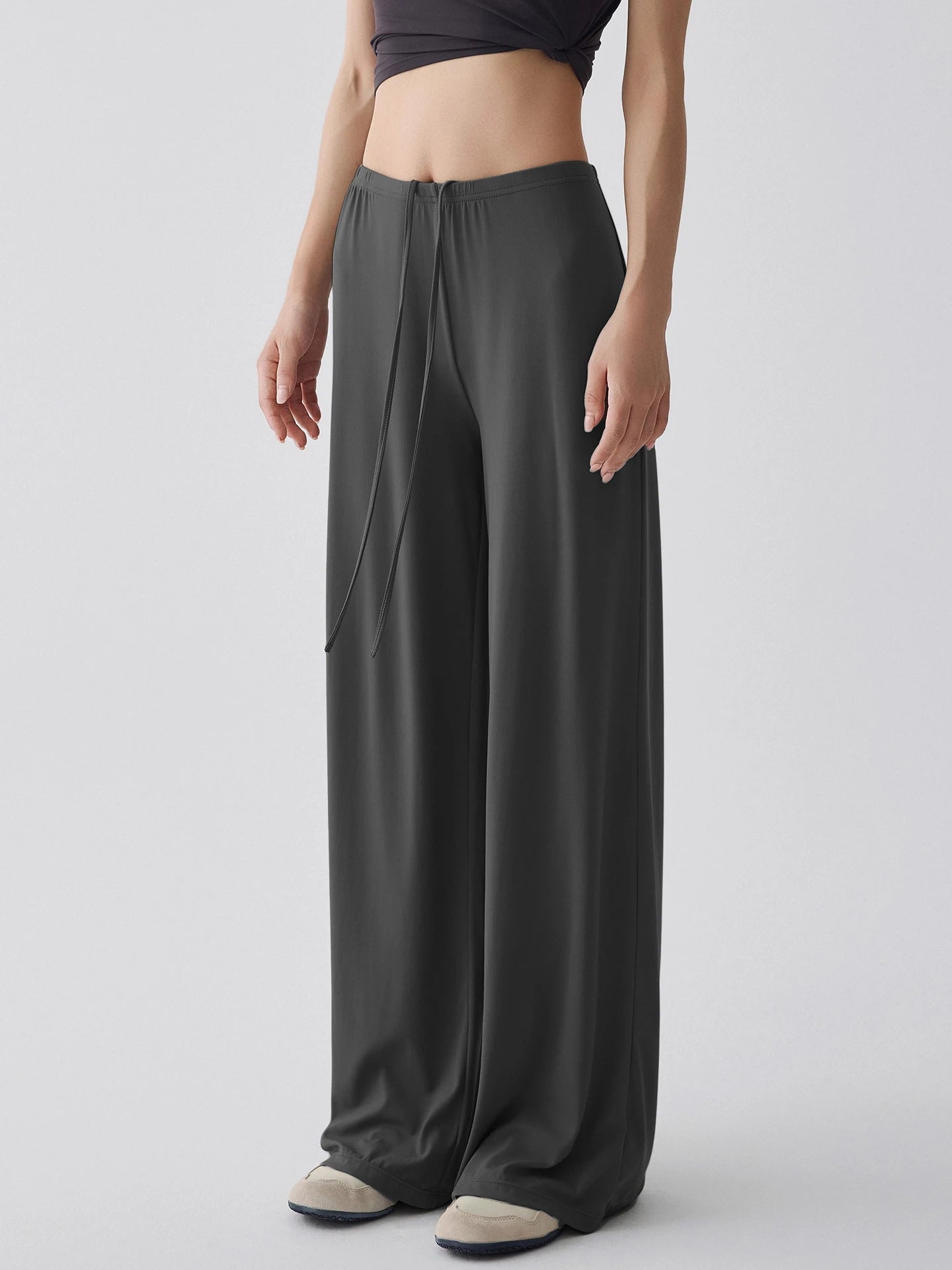 Wide-Leg Yoga Joggers Baggy Sport Pants
