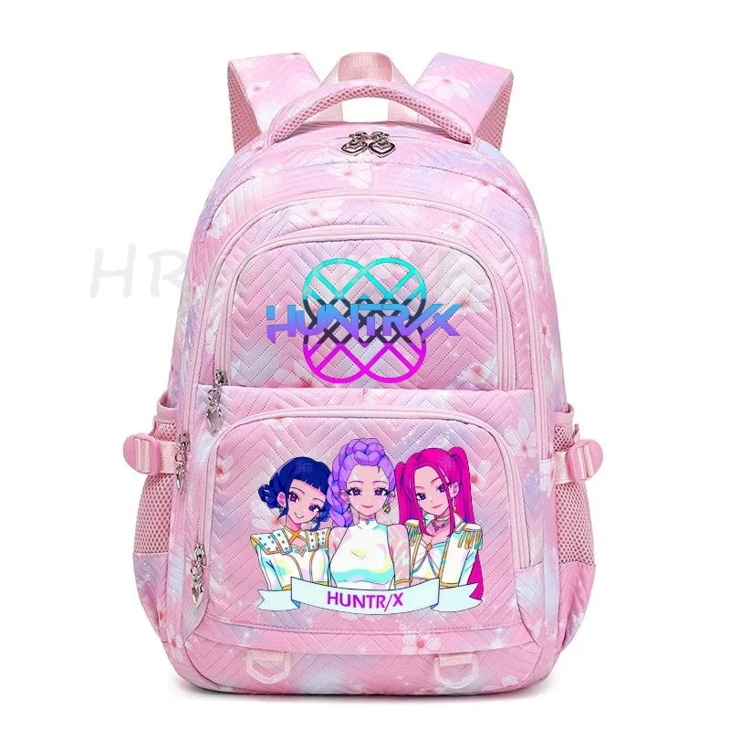 K-pop Demon Hunters Backpack Girls Boys Youth School Bags