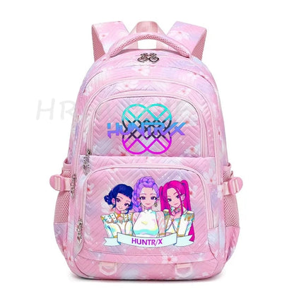 K-pop Demon Hunters Backpack Girls Boys Youth School Bags