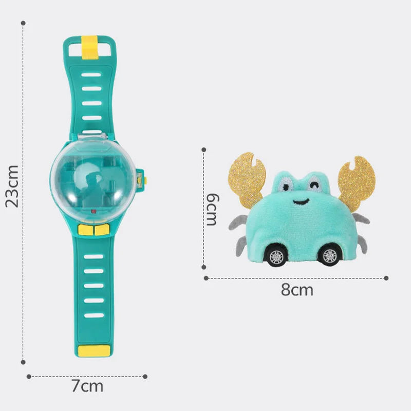 Mini RC Car Watch With LED Lights Toys