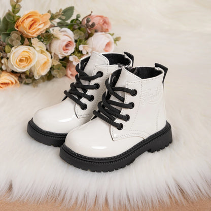 Waterproof PU Leather Toddler Boots