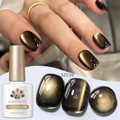 10ml Brown Purple Black Red Cat Magnetic Gel Polish Manicure Soak Off