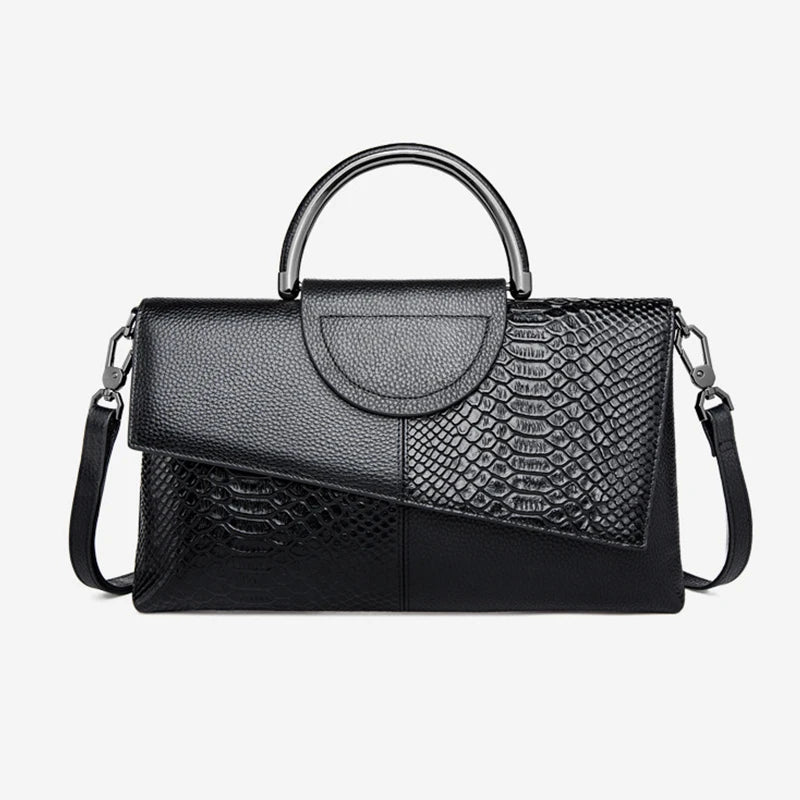 PU Synthetic Leather Alligator Bag