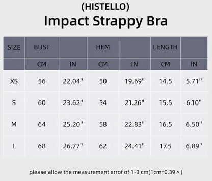 Impact Strappy Bra Gym bra Underwear