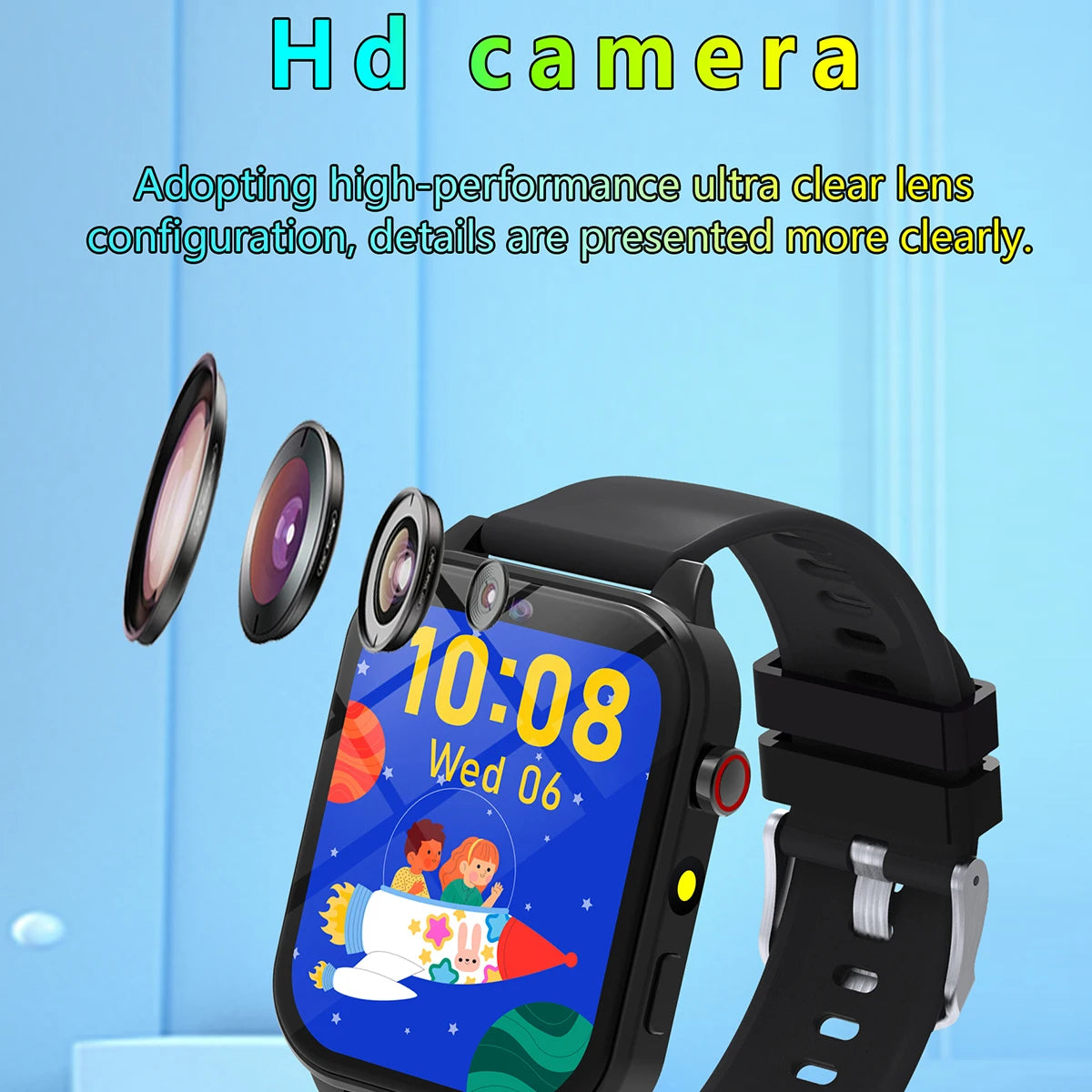 New Camera Smart Watch For Kids Games HD Touch Screen
