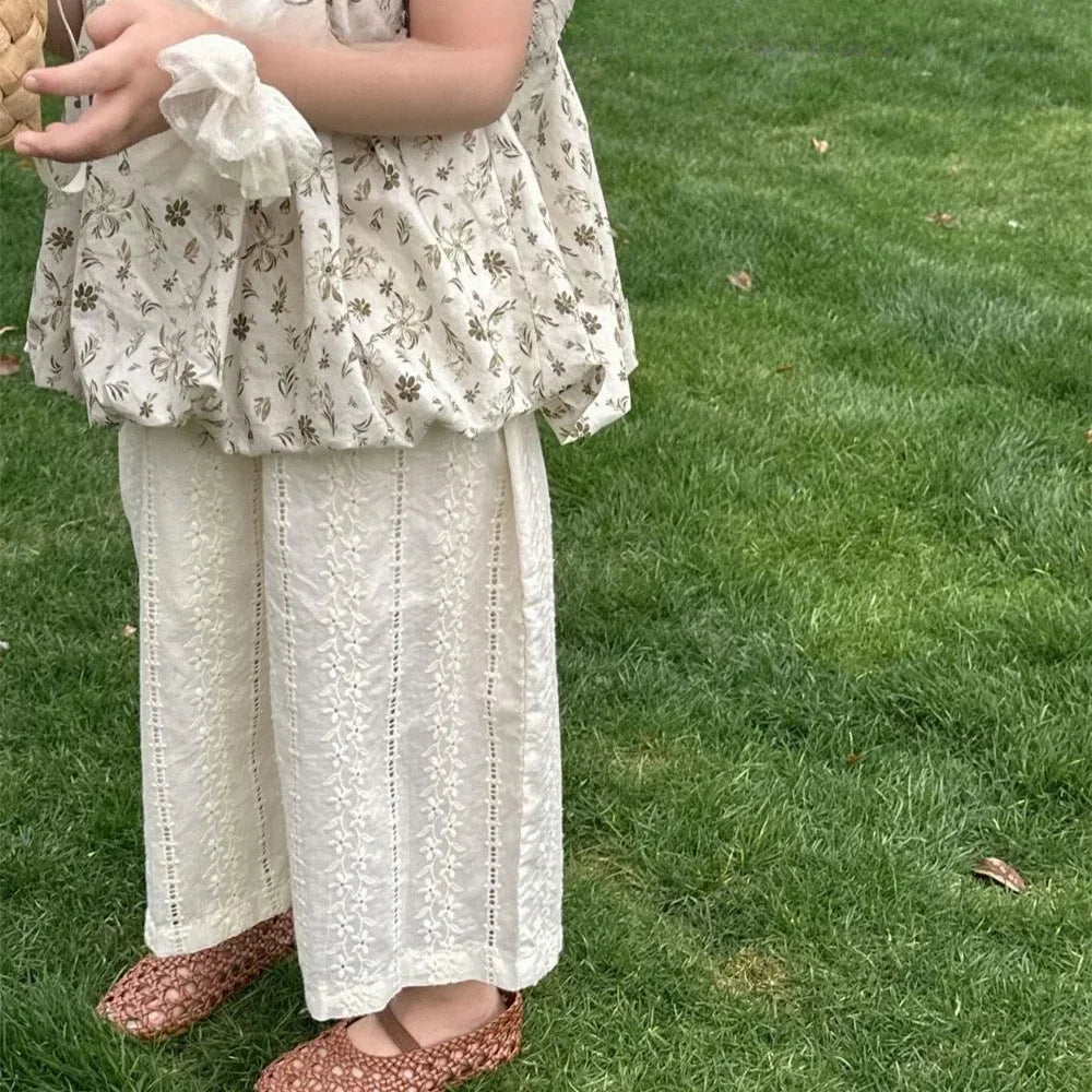 2-7-year-old Summer Wide Leg Pants