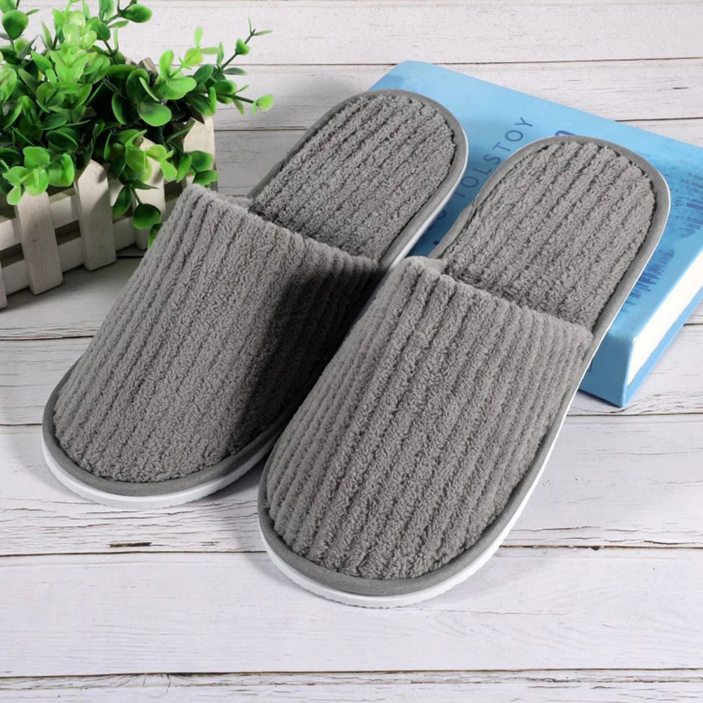 1Pair Winter Warm plush Slippers