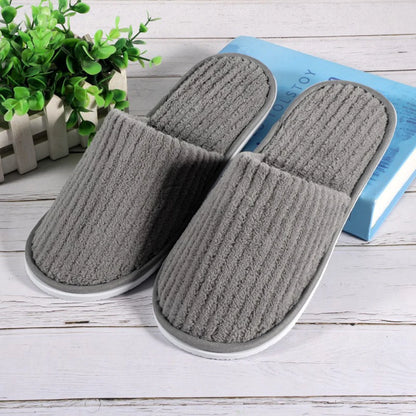 1Pair Winter Warm plush Slippers