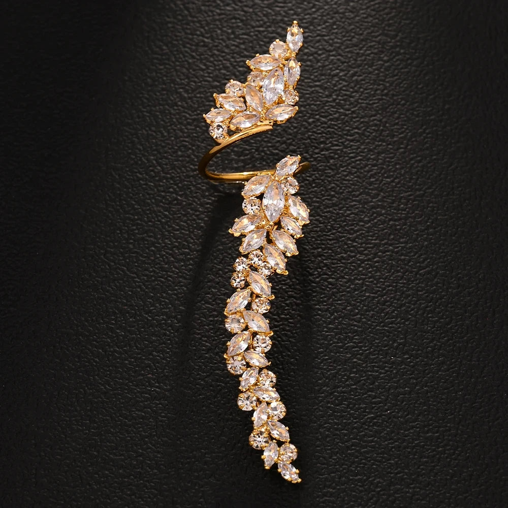Zircon Luxury Open Rhinestone White Crystal Rings