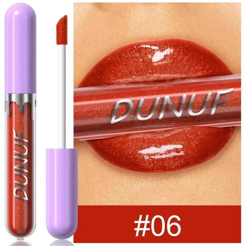 1pc Metallic Liquid Lipstick Long Lasting Glitter Lip Glaze Waterproof