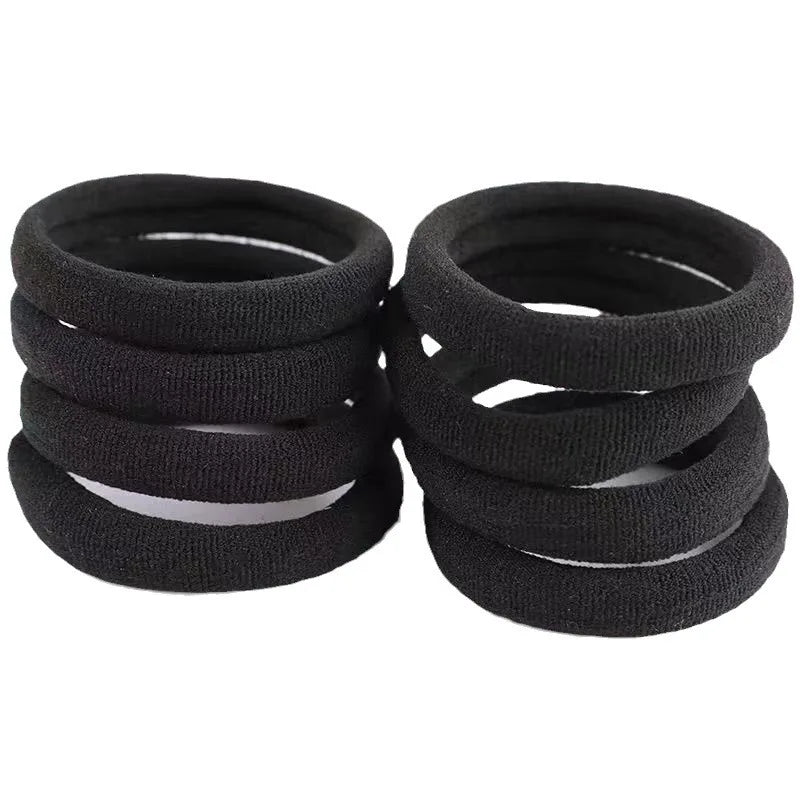 50/100pcs Black Hair Bands