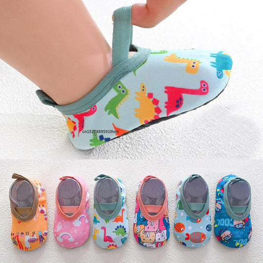 Baby Socks Shoes Learning Walking Anti-Skid Slippers