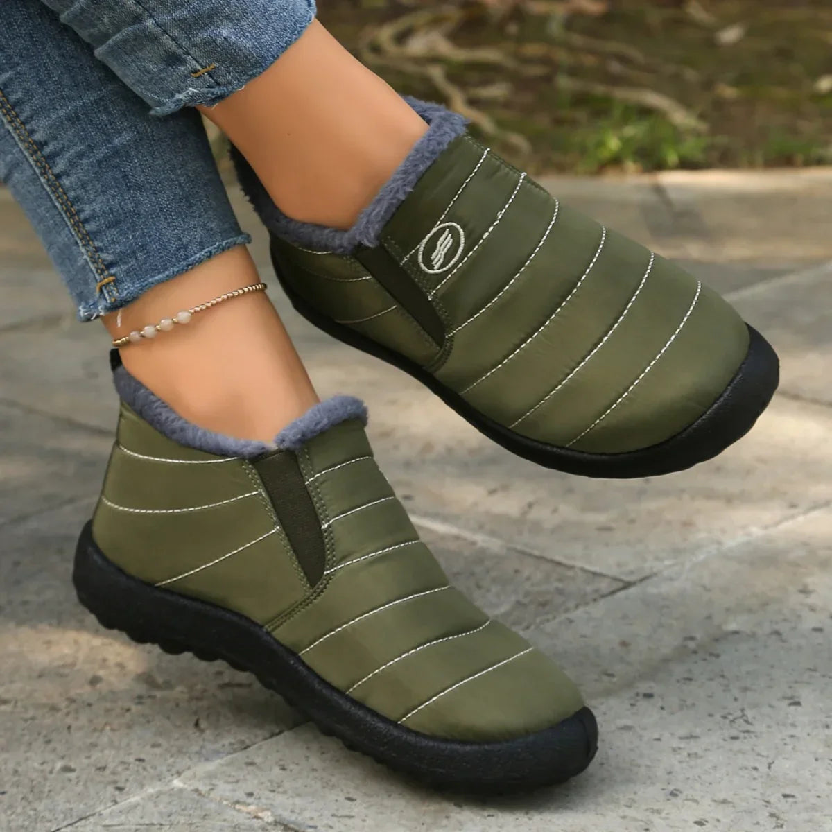 Boot Warm Fur Waterproof Boots